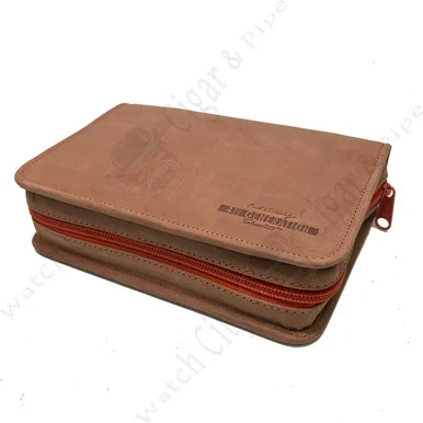 4th Generation 3-Pipe Zip Case with Pouch (Hunter Brown)