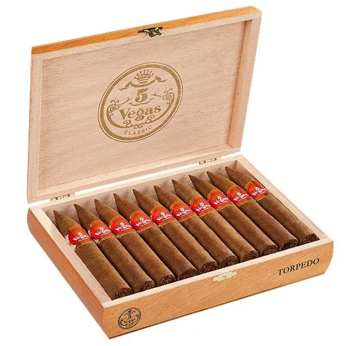 5 Vegas - Classic - Torpedo - Box of 20