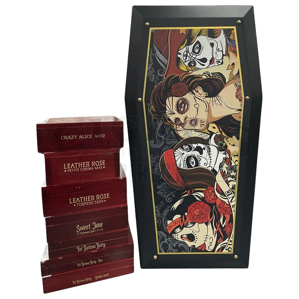 7 Deadwood Boxes + FREE Deadwood Coffin Humidor