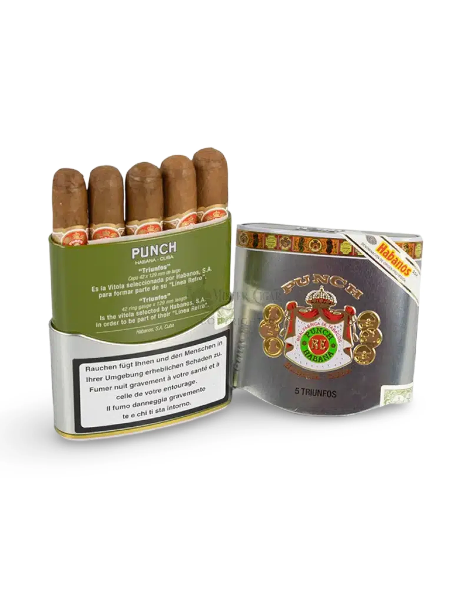 Punch Triunfos Linea Retro – Tin of 5 Cigars