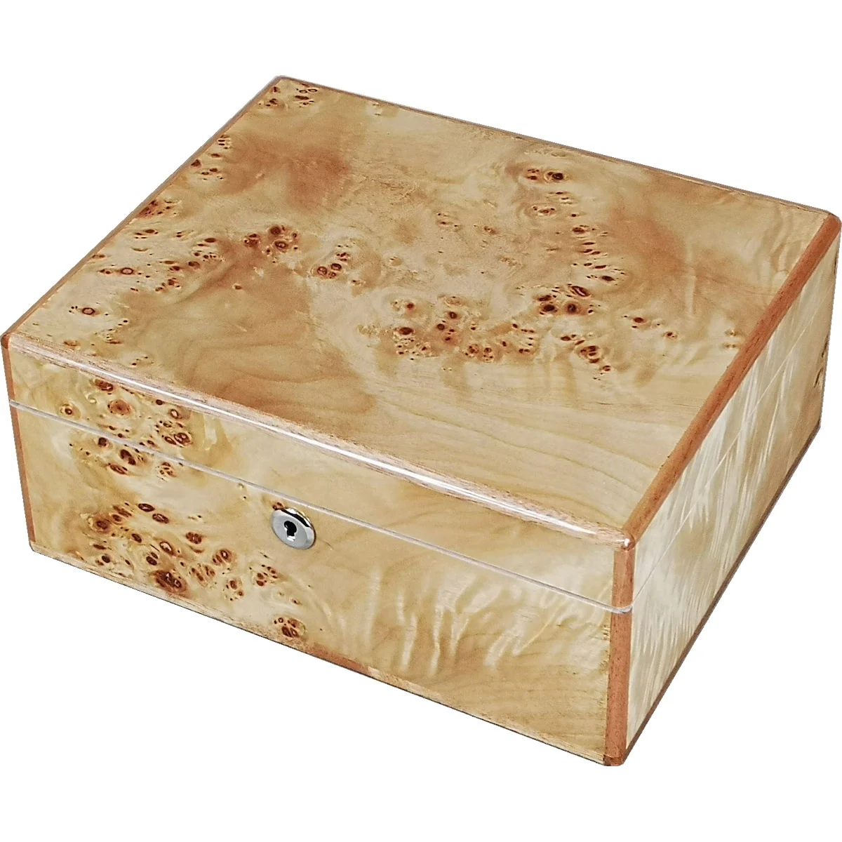 Arundel Maple Veneer Humidor – 30 Cigars