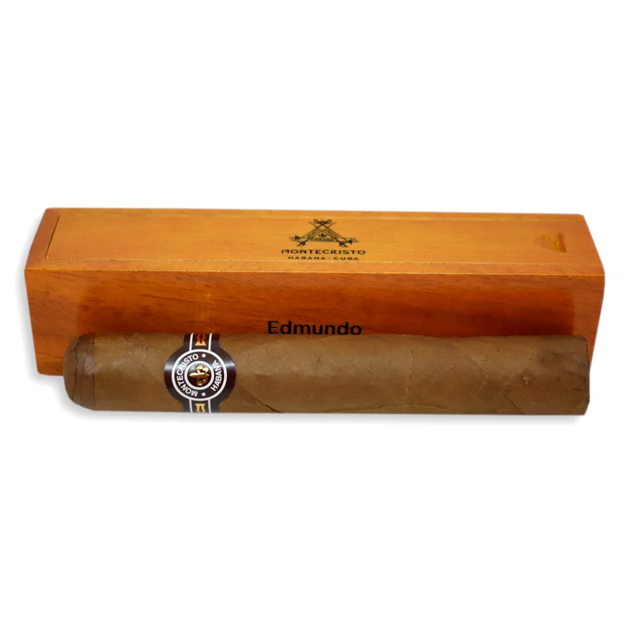 Montecristo Edmundo Cigar Cuban Wooden Gift Box – Single Cigar