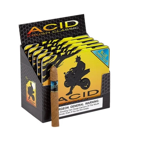 Acid Krush Blue Connecticut Cigarillos (4" x 32) by Drew Estate