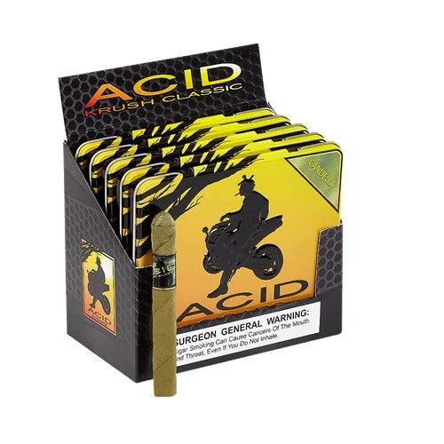 Acid Krush Green Candela Cigarillos (4" x 32) by Drew Estate