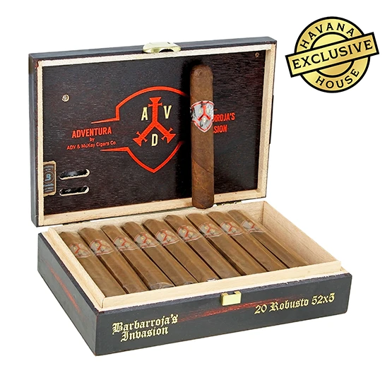 ADVentura Barbarroja’s Invasion Robusto Cigar – Box of 20