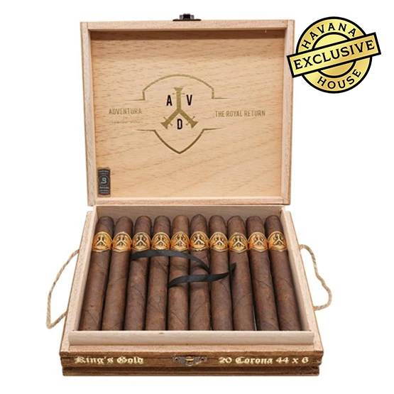 ADVentura The Royal Return Kings Gold Corona Cigar – Box of 20