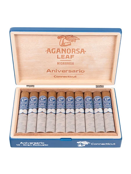 AGANORSA Leaf Aniversario Connecticut Gran Robusto (5x54 / Box 10)