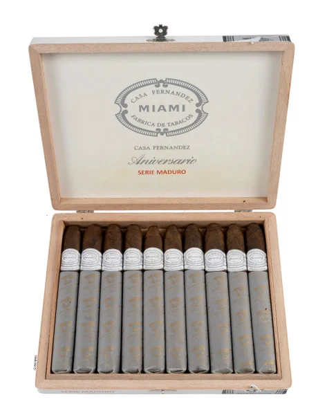 AGANORSA Leaf Aniversario Maduro Short Churchill (5.75x48 / Box 10)