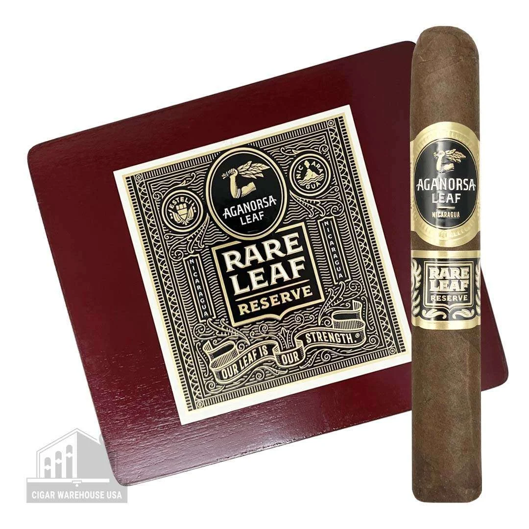 Aganorsa Leaf Rare Leaf Reserve Maduro Robusto – Box