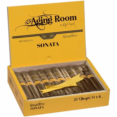Aging Room Quattro Nicaragua Sonata Vibrato Toro (6" x 54)