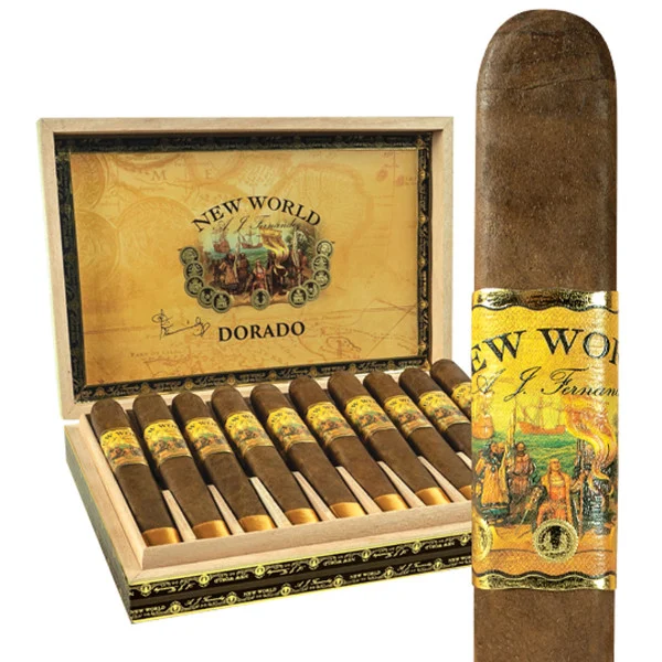 AJ Fernandez New World Dorado Corona(5.6x46 / Box 10)