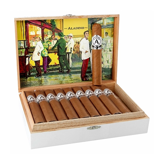 Aladino Connecticut Robusto Cigar – Box of 20
