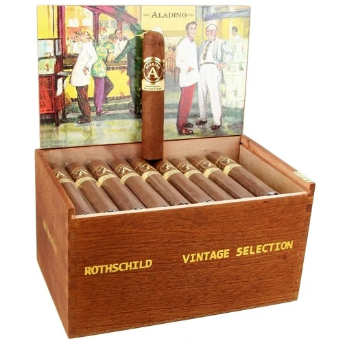 Aladino Habano Vintage Selection Rothschild (4.5" x 48) - Box of 50