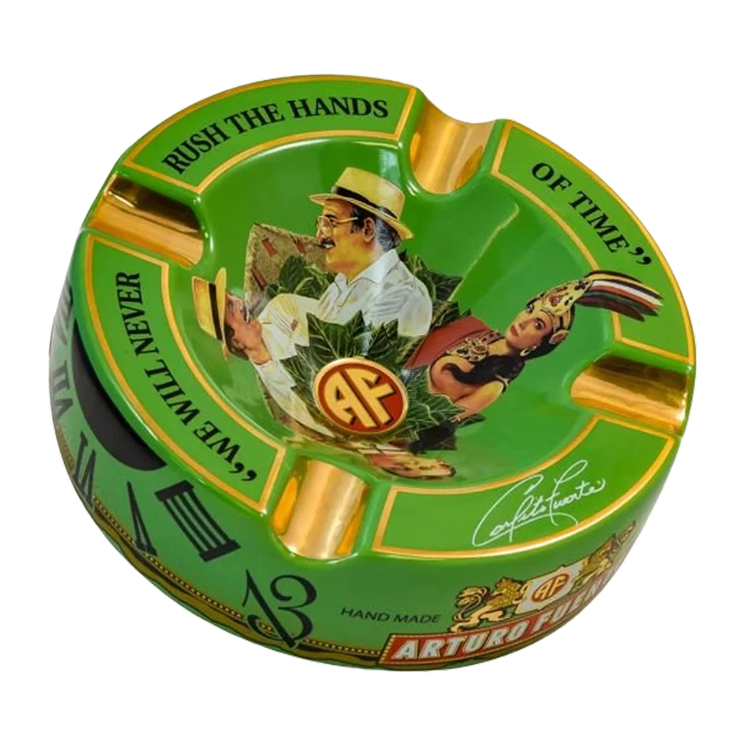Arturo Fuente Ceramic Ashtray- Green