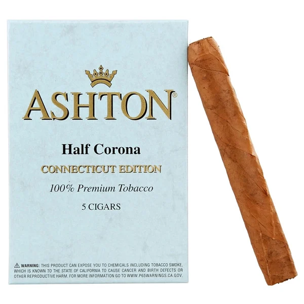 Ashton Half Corona Connecticut (4.125x37 / Tin of 5)