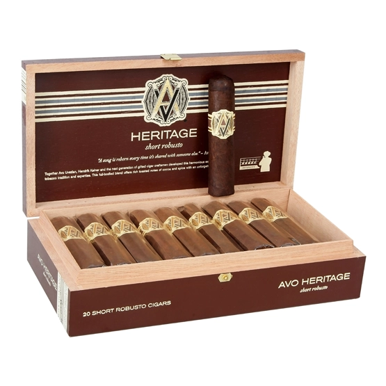 AVO Heritage Short Robusto Cigar – Box of 20