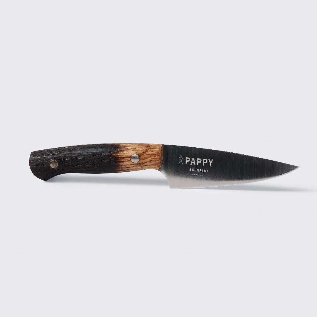 Bar Knife With Custom Barrel Stave Handle
