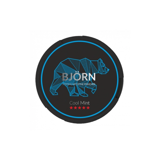 Bjorn Nicotine Pouches Cool Mint 32mg ? Single Tin