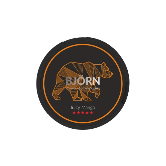 Bjorn Nicotine Pouches Juicy Mango 32mg ? Single Tin