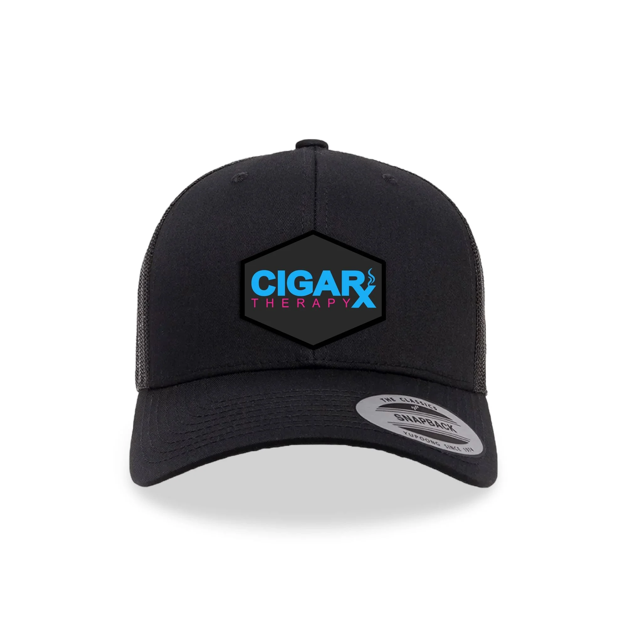 Black Curved Trucker with Miami Edition Patch