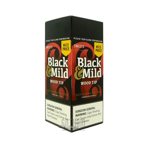 Black and Mild Wood Tip Sweet Upright