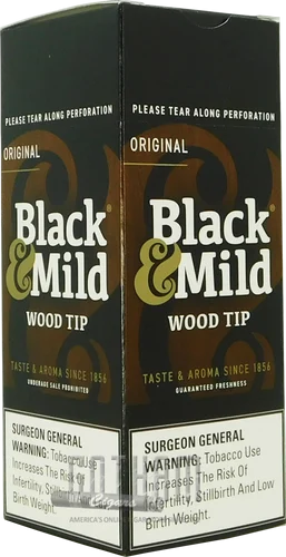 Black & Mild Wood Tip Upright