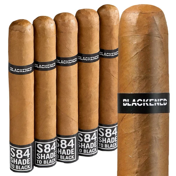 Blackened S84 Shade to Black by Drew Estate Corona (5x43 / 5 Pack)