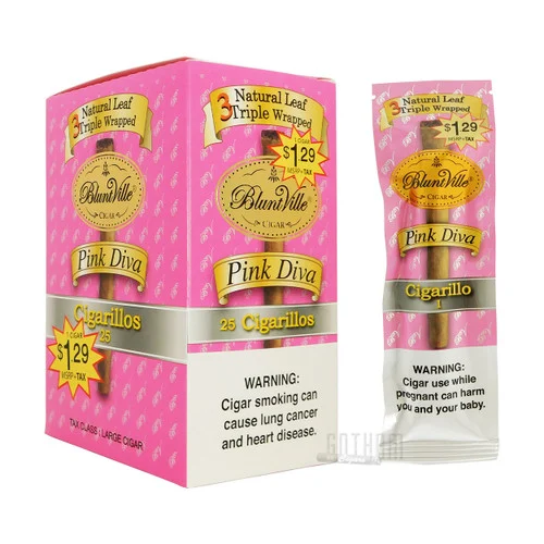 Bluntville Triple Wrapped Pink Diva