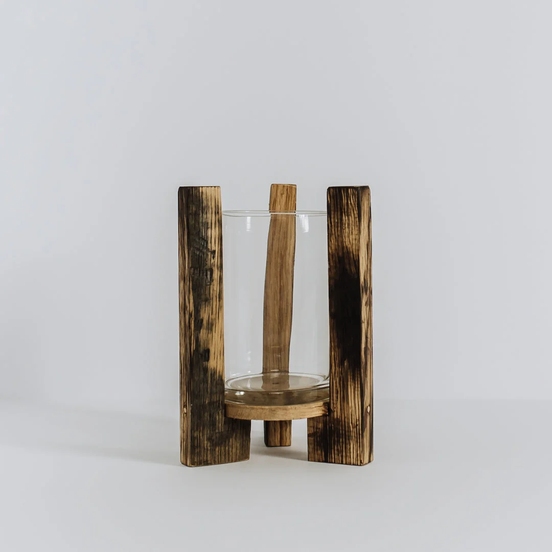 Bourbon Barrel Stave Vessel - Small