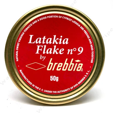 Brebbia Latakia Flake No.9 50g Tin