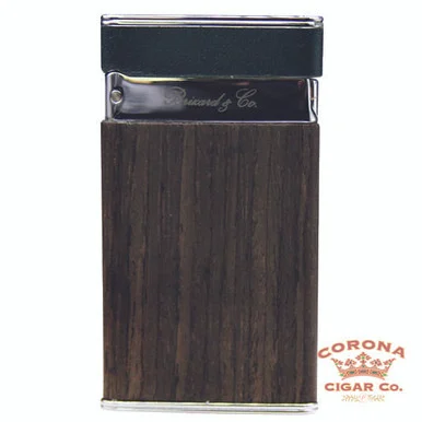 Brizard & Co Sottile Gunmetal & Green Lighter