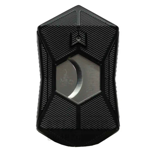 Camacho Engraved Black Cigar Cutter