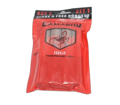 Camacho Robusto Corojo 4 Pack Humibag