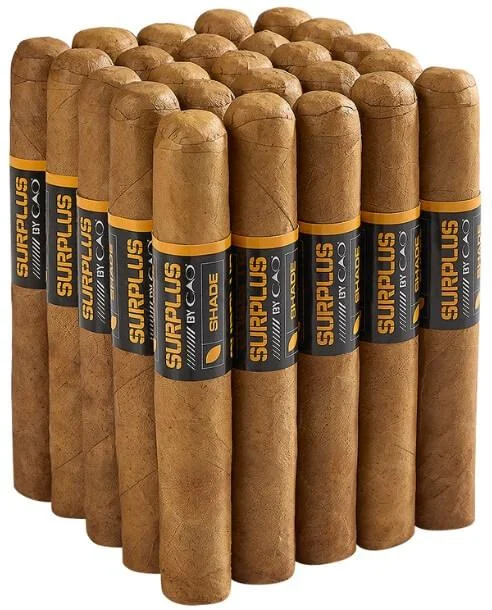 CAO Surplus Robusto Shade-Grown – Bundle of 25