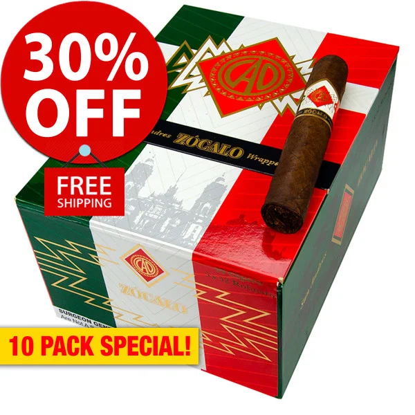 CAO Zocalo San Andres Gordo (6x60 / 10 PACK SPECIAL) + 30% OFF RETAIL PRICING! + FREE SHIPPING ON YOUR ENTIRE ORDER!