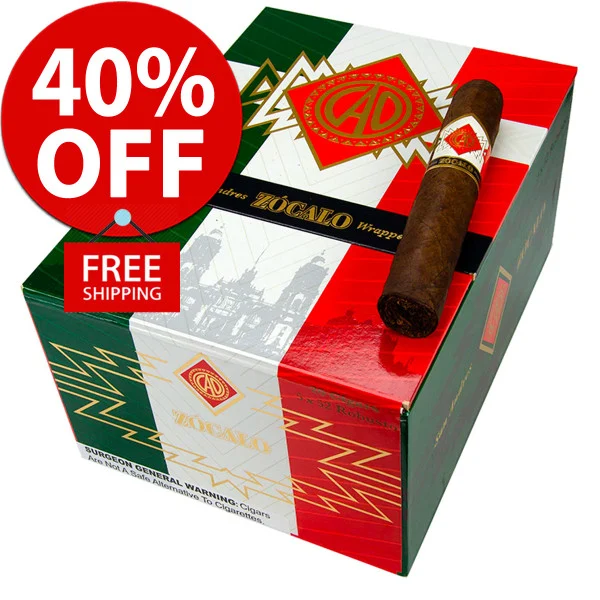 CAO Zocalo San Andres Robusto (5x52 / Box of 20) + 40% OFF RETAIL PRICING! + FREE SHIPPING ON YOUR ENTIRE ORDER!