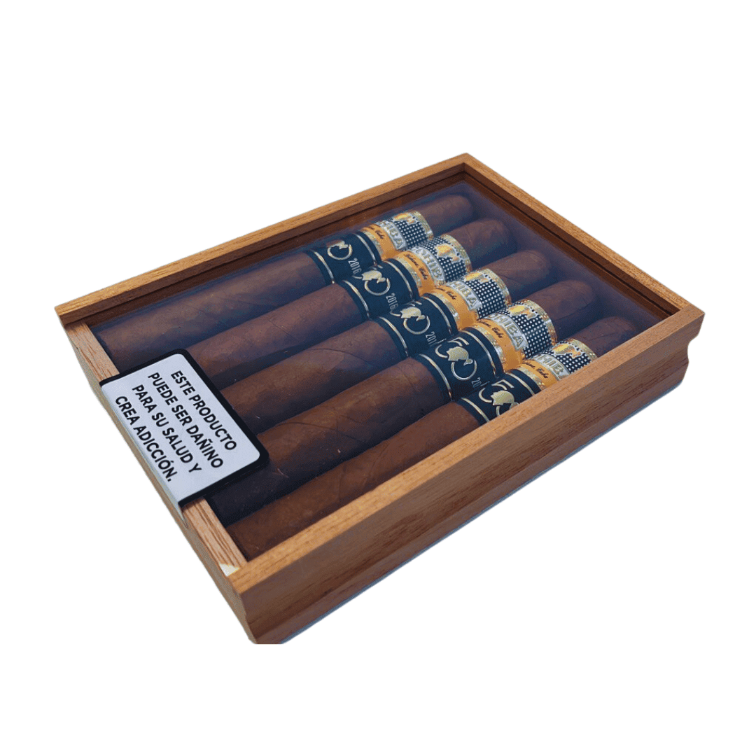 Cedar Petaca – 5 Cohiba Majestuosos 50 Anniversary