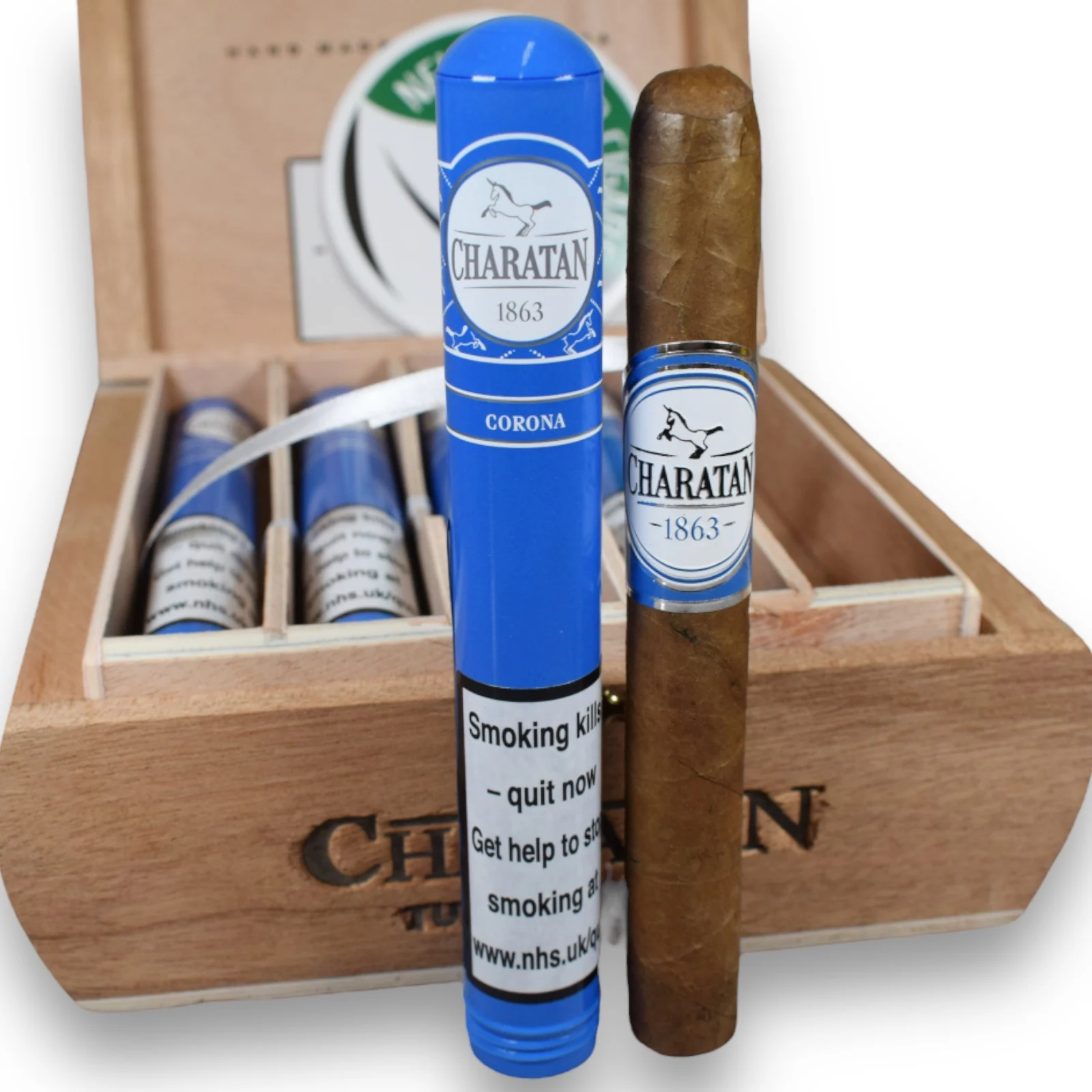Charatan Corona Tubo – Box of 10 Cigars