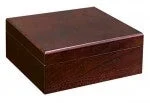 Chardonnay Dark Walnut Humidor (25-50 Cigar Capacity)