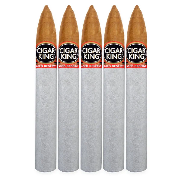 Cigar King Aged Reserve Natural Pyramid (6x52 / 5 Pack)