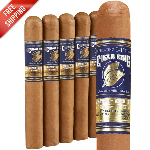 Cigar King Celebrating 64 Years Connecticut Robusto (5x50 / 5 Pack)