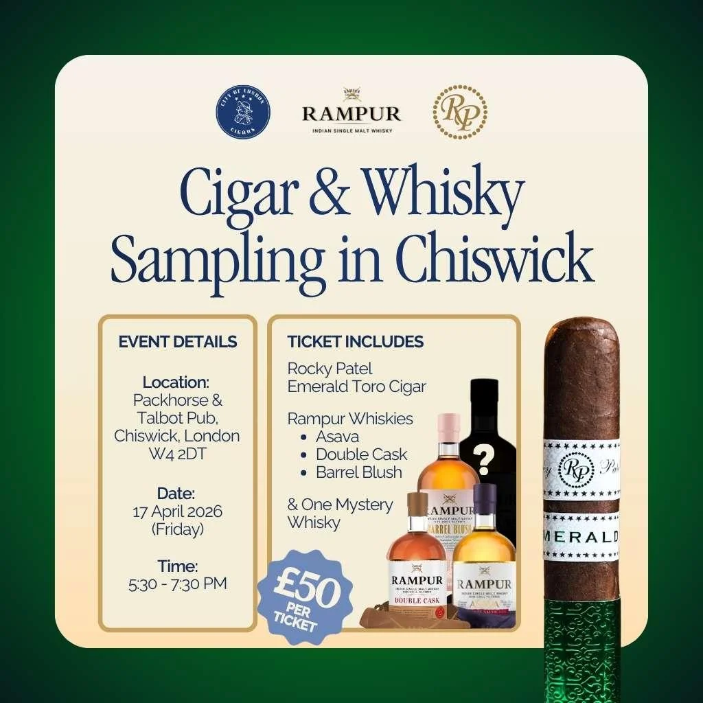 Cigar & Whisky Sampling in Chiswick