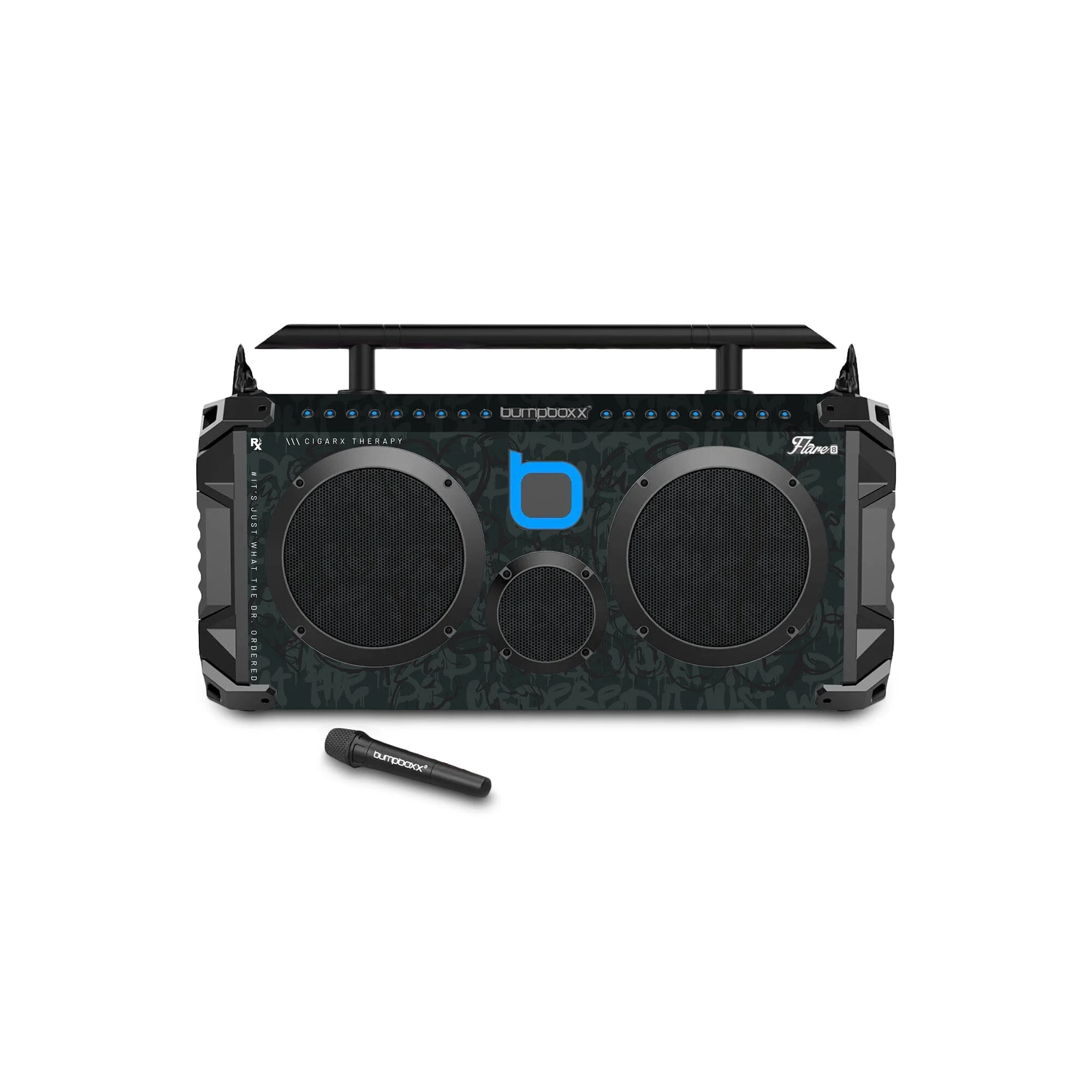 CIGARx Flare8 Black n Gold BT Bumpboxx