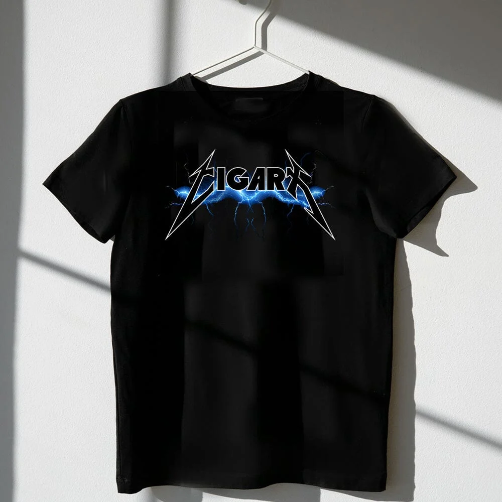 CIGARx Therapy MTLC Blue Lightning Crew Neck T-Shirt