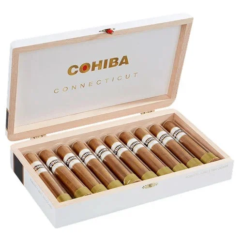 Cohiba Connecticut Robusto (Crystal) Tubo (5" x 50) Box of 10