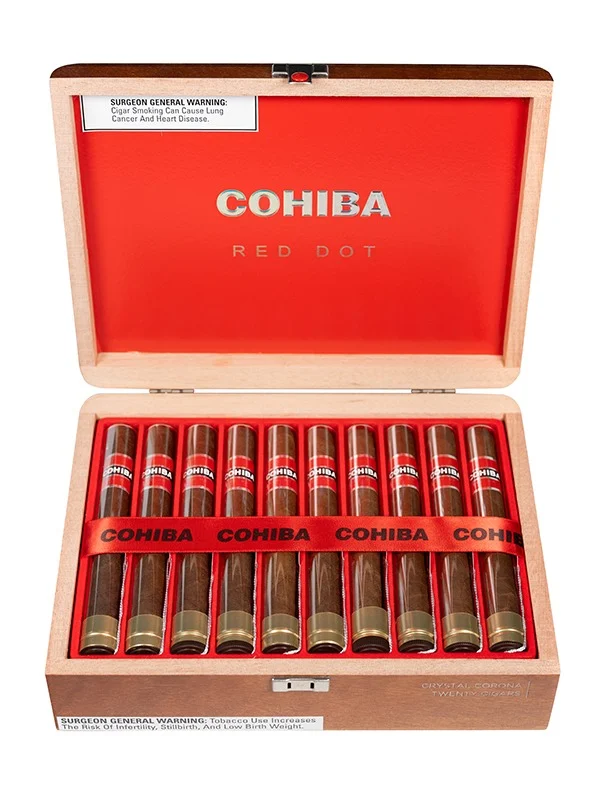 Cohiba Red Dot Crystal Corona Tubo