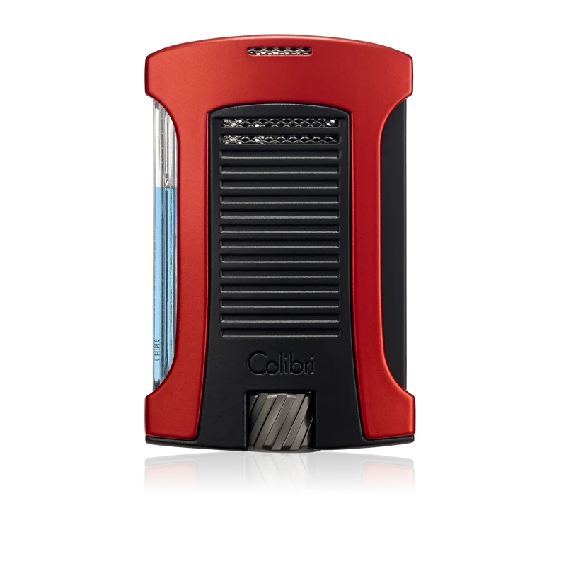 Colibri Daytona Single Jet Flame Cigar Lighter – Red