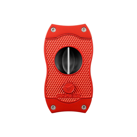 Colibri Diamond V Cut Cigar Cutter – Red