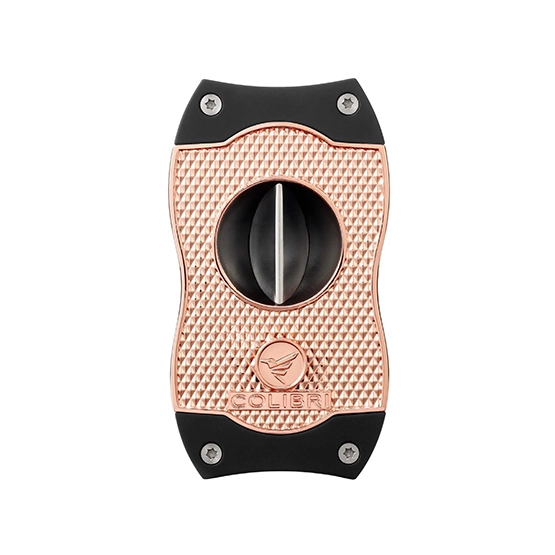 Colibri Diamond V Cut Cigar Cutter – Rose and Black