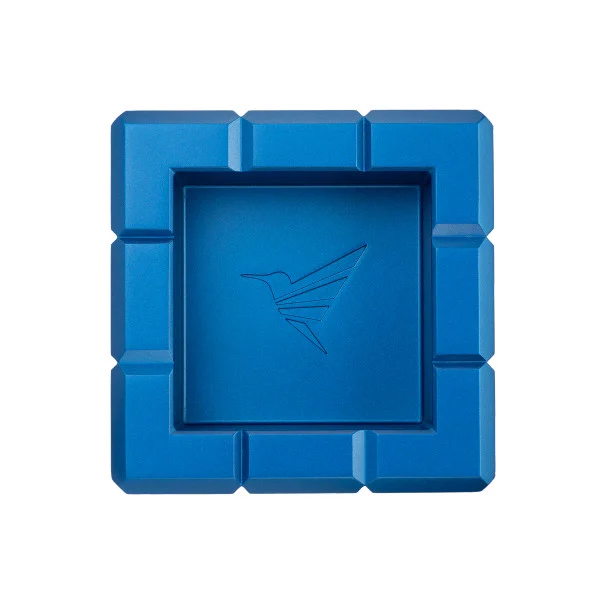 Colibri Heritage Cube Ashtray Blue